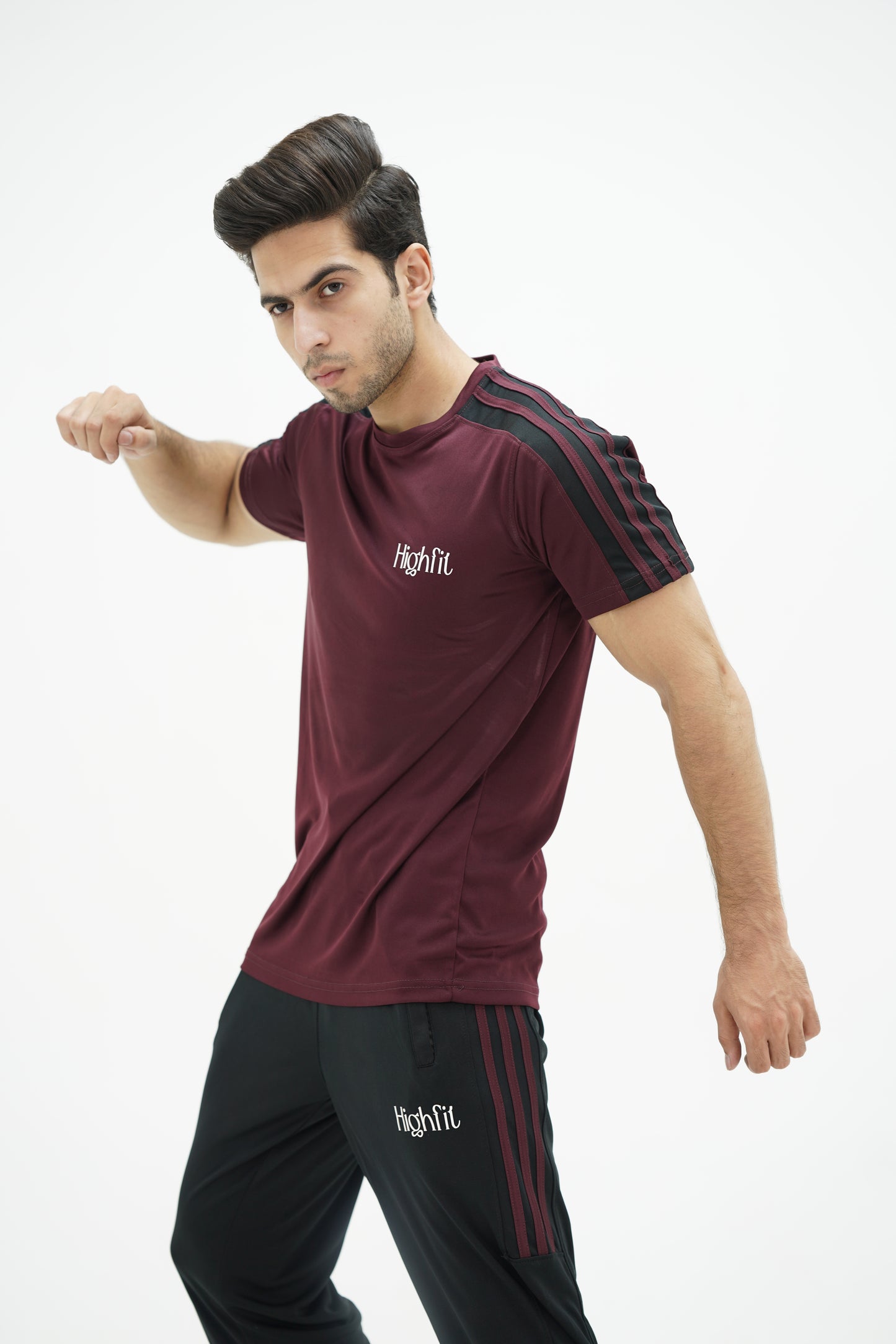 Tri-Liner Dri-Fit – Maroon/Black