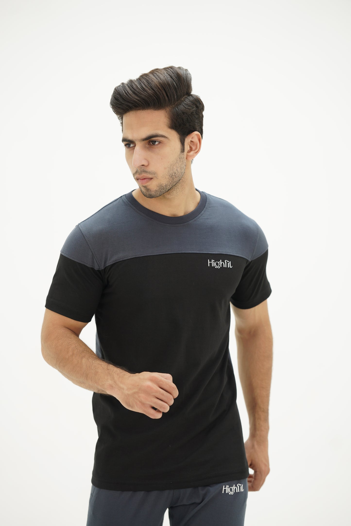 Comfortzone Cotton Tracksuit – Grey/Black