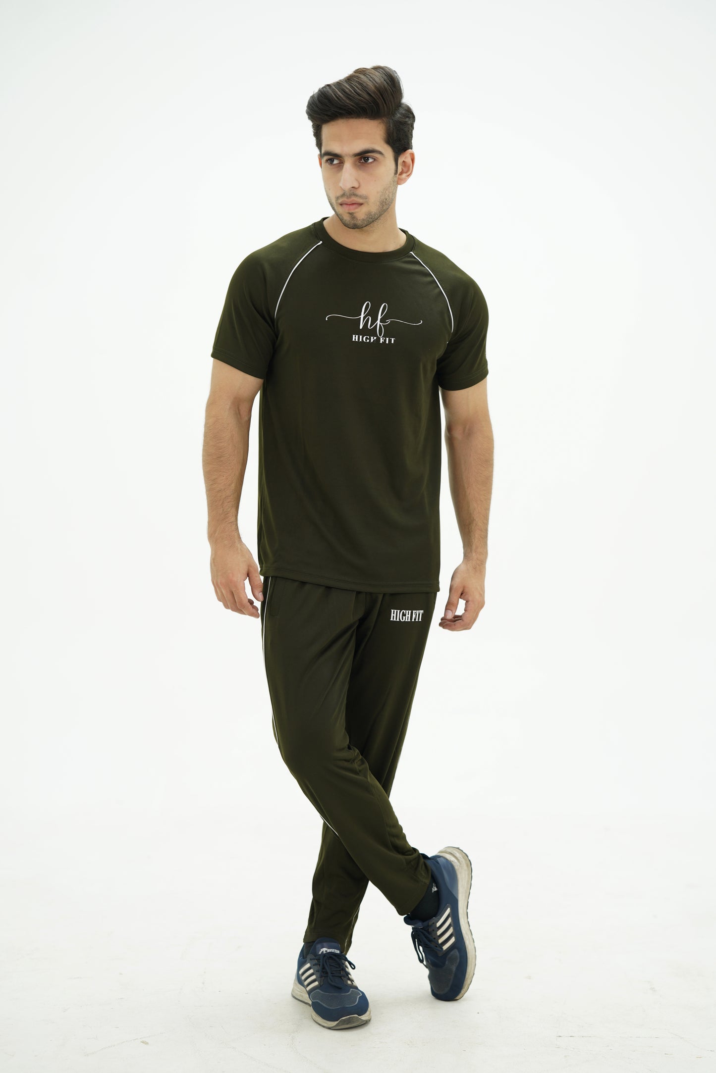 HF Raglan Dri-fit Tracksuit – Olive Green