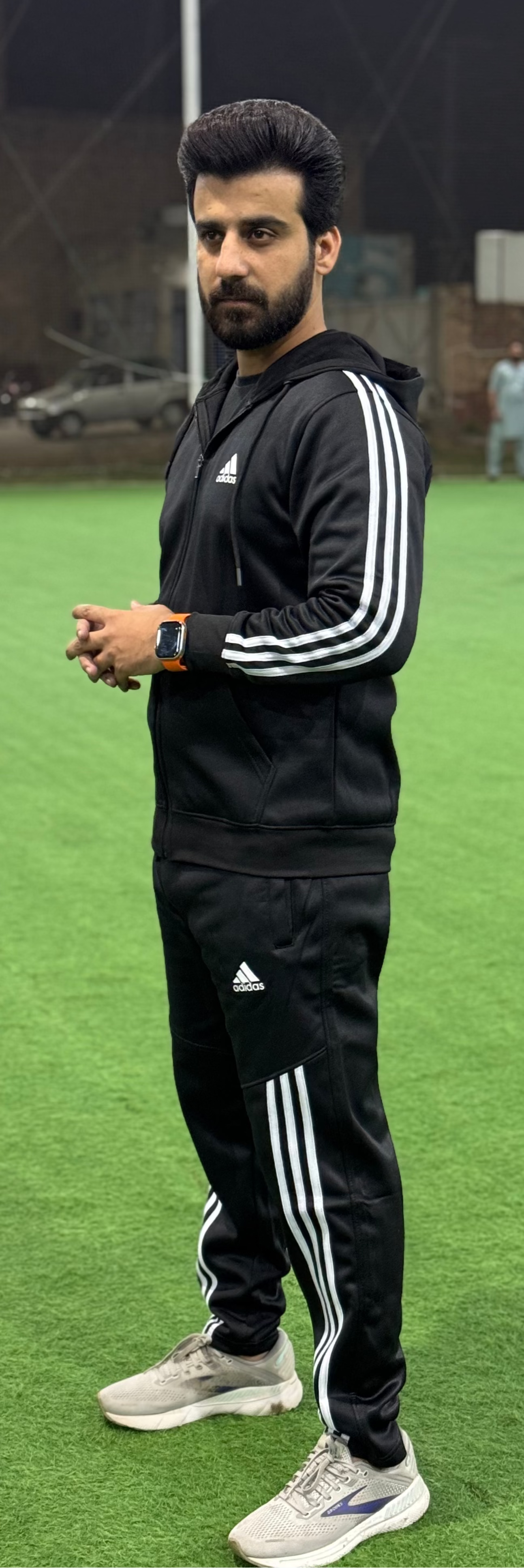 Adi Premium Dri-Fit Flece Tracksuit - Black