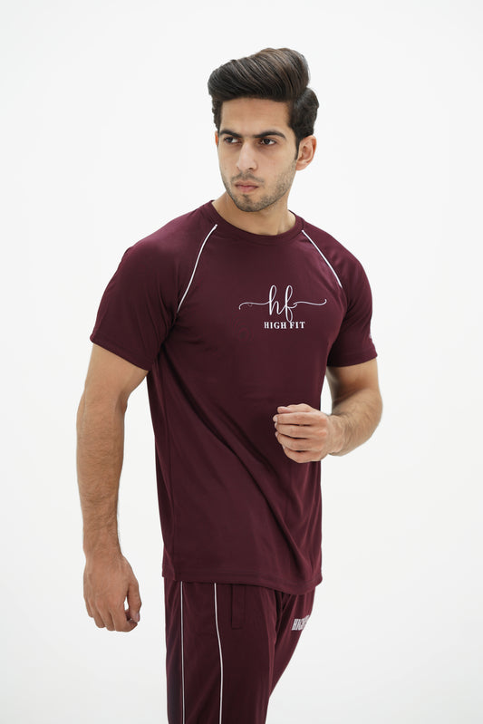 HF Raglan Dri-fit Tracksuit – Maroon