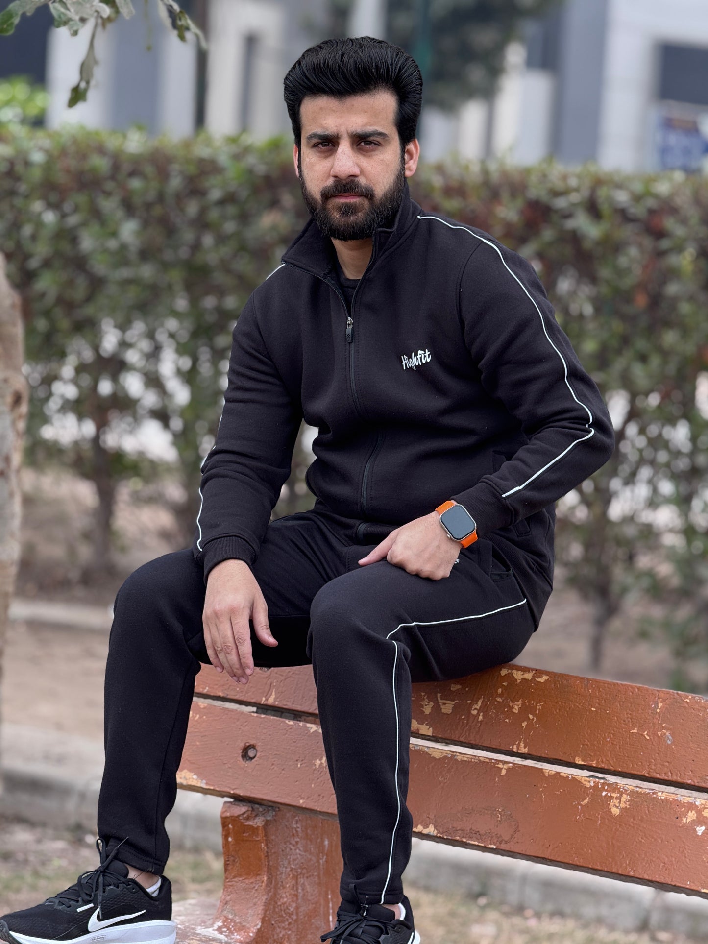 Blackout Cotton Flece - Black