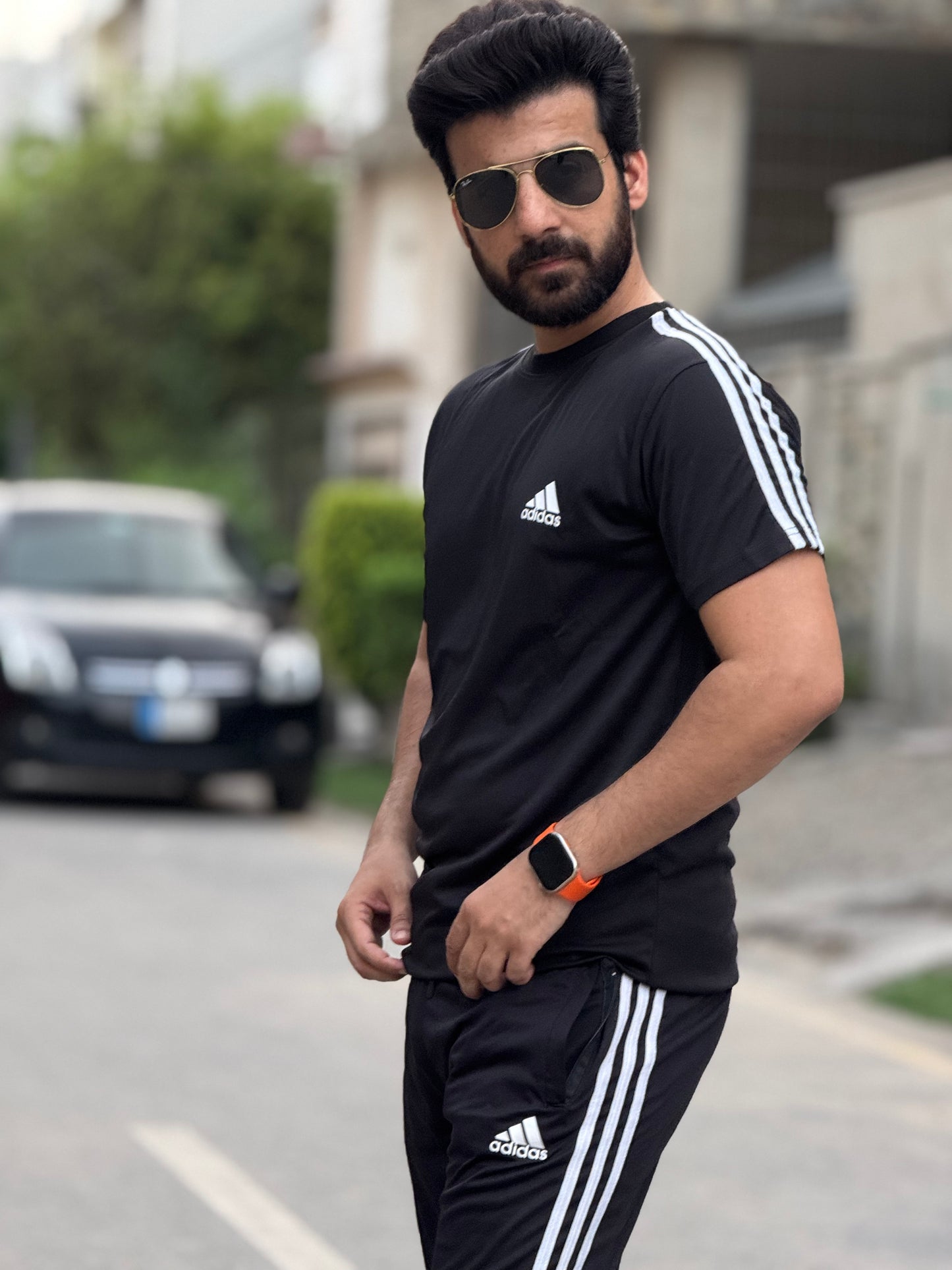 Adi Tri-liner Dri-fit Twinset - Black