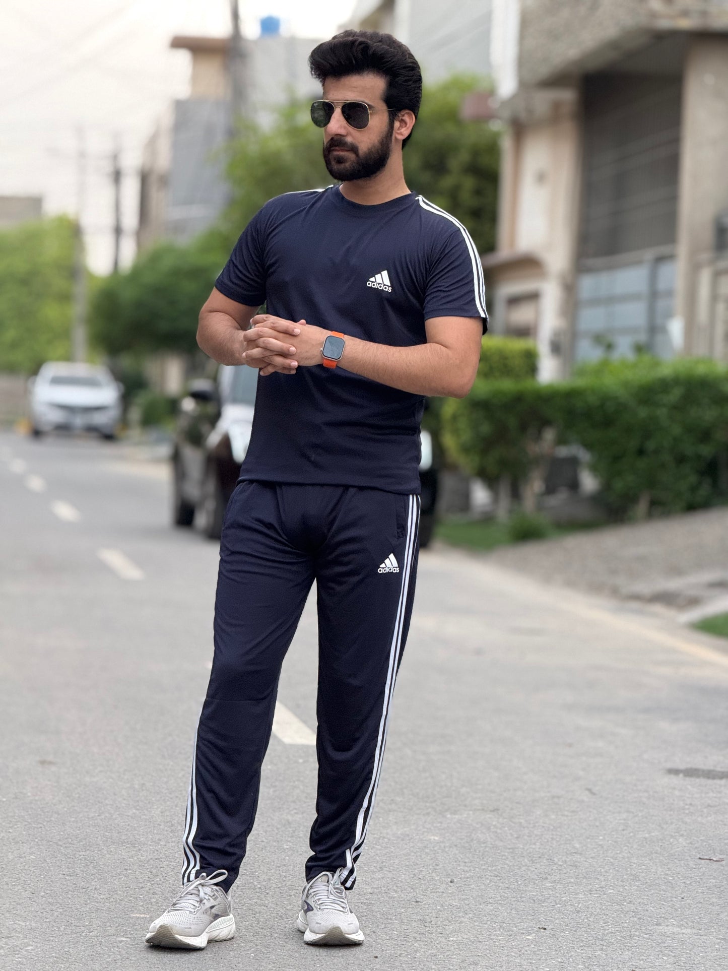 Adi Tri-liner Dri-fit Twinset - Navy