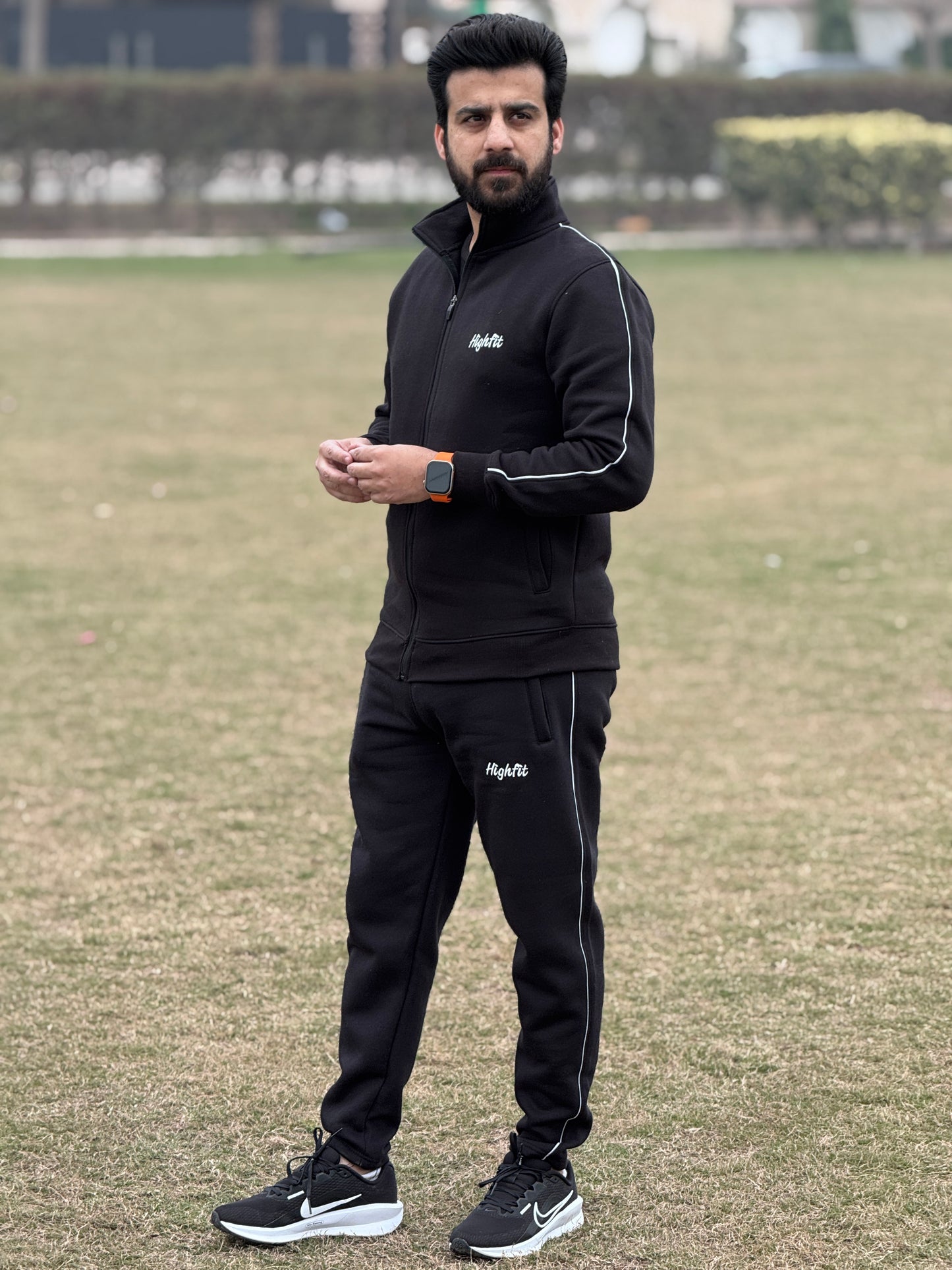 Blackout Cotton Flece - Black