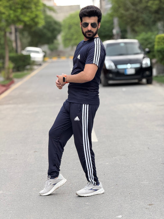 Adi Tri-liner Dri-fit Twinset - Navy