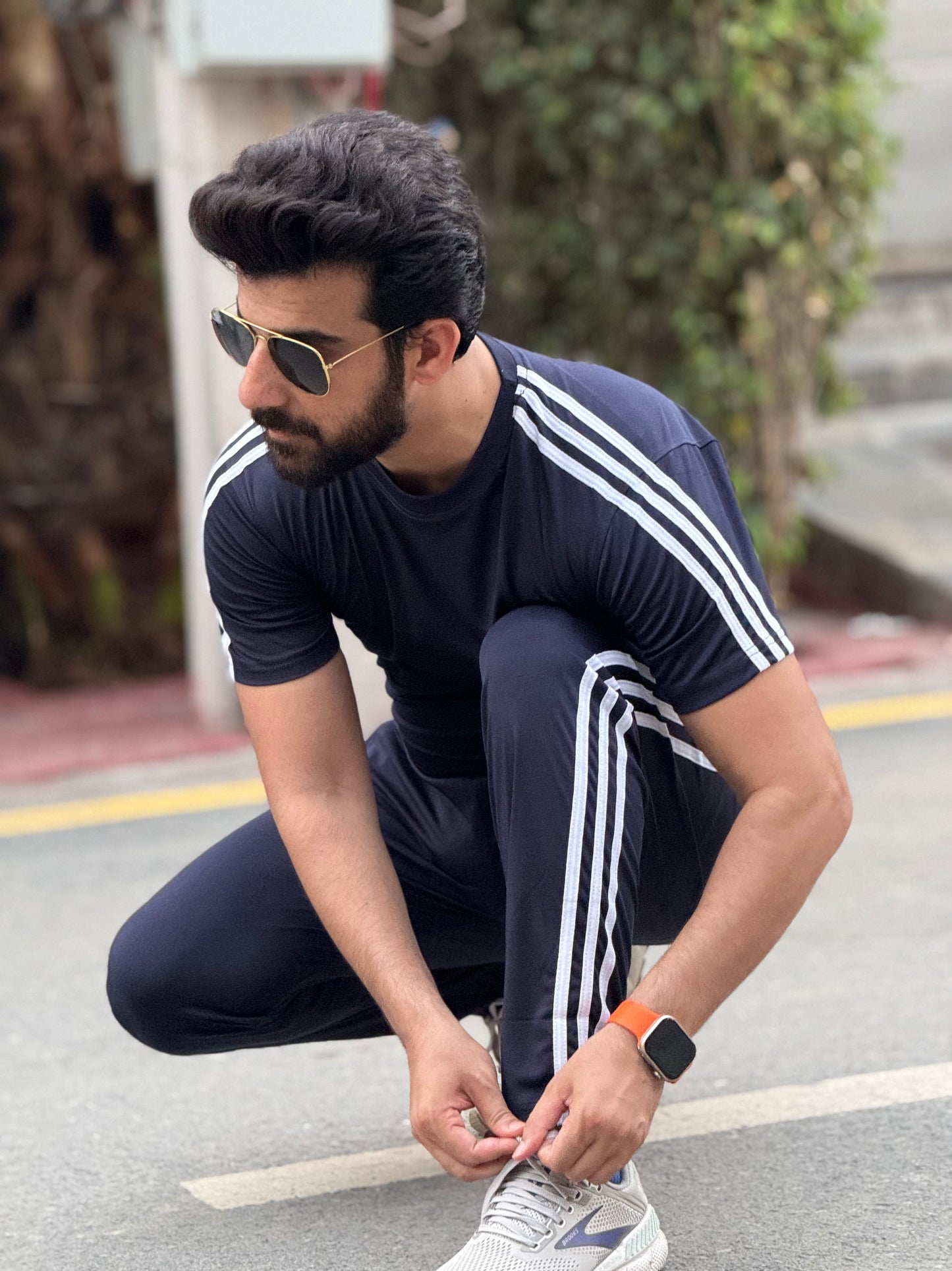 Adi Tri-liner Dri-fit Twinset - Navy