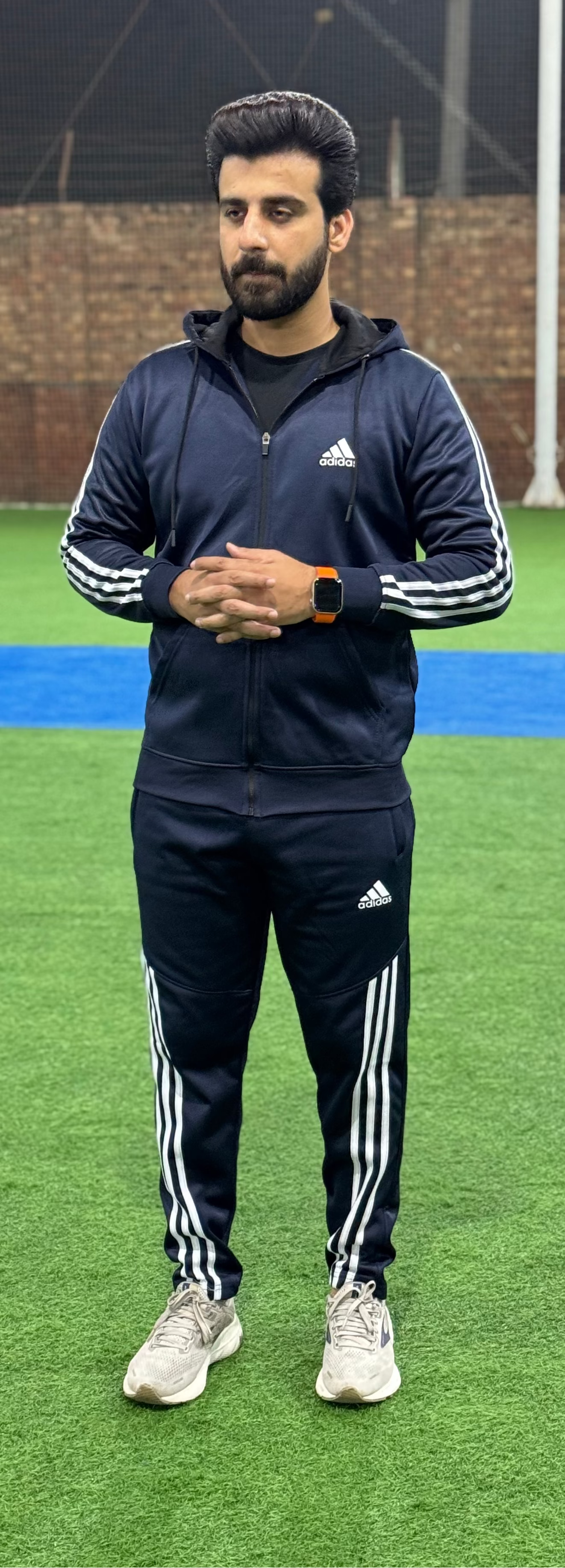 Adi Premium Dri-Fit Flece Tracksuit - Navy