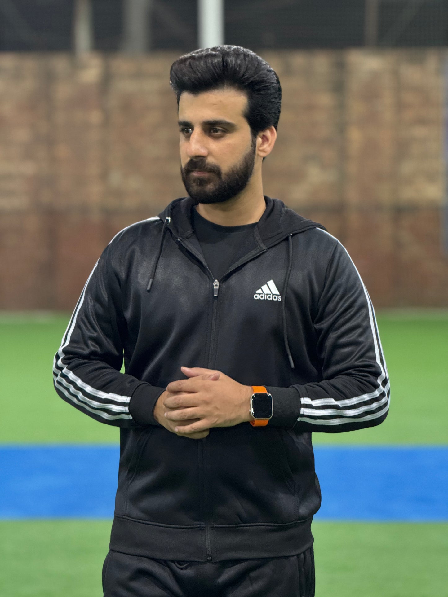 Adi Premium Dri-Fit Flece Tracksuit - Black