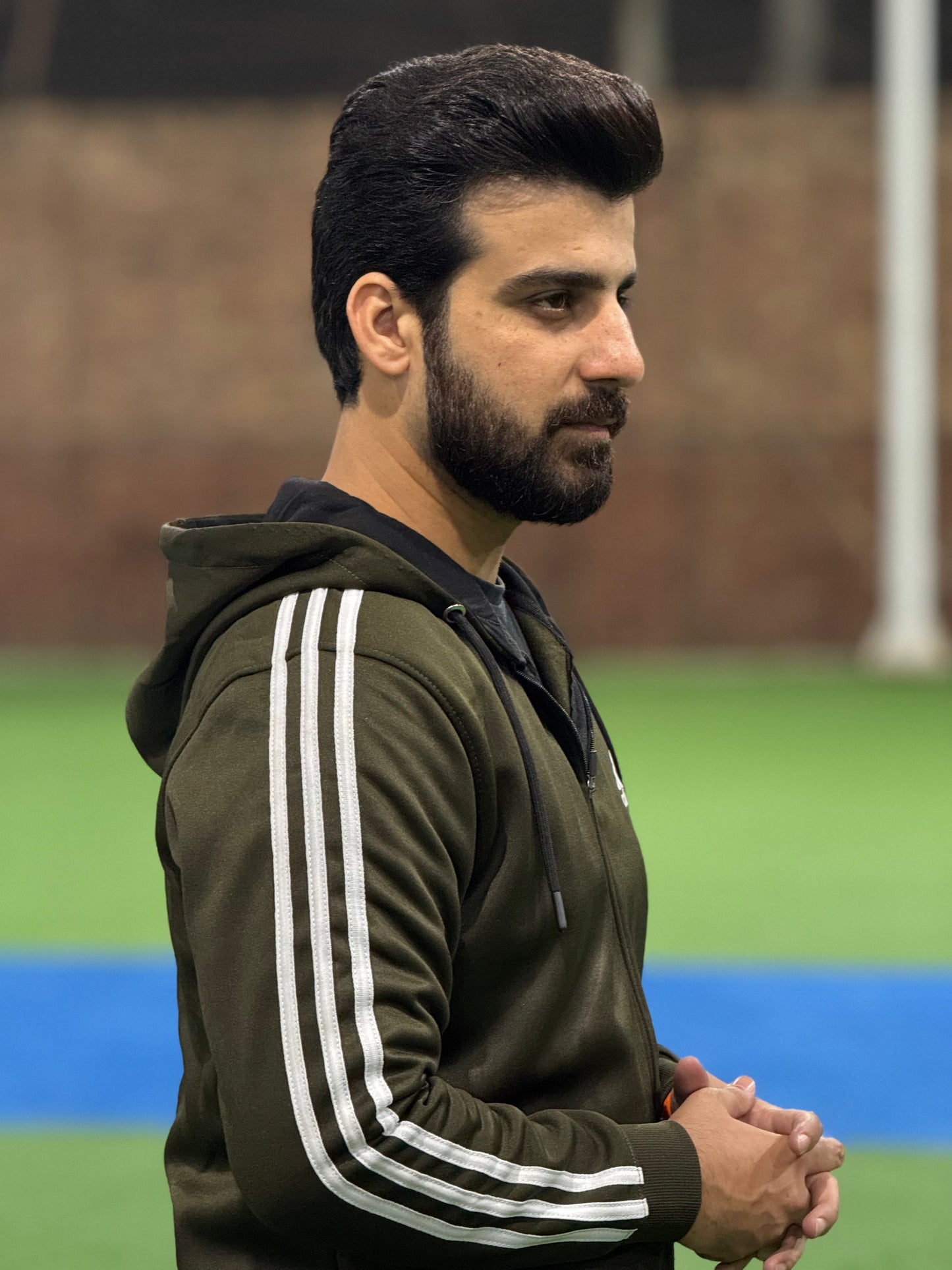 Adi Premium Dri-Fit Flece Tracksuit - Olive Green